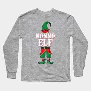 Nonno Elf - Italian Grandpa Family Christmas design Long Sleeve T-Shirt